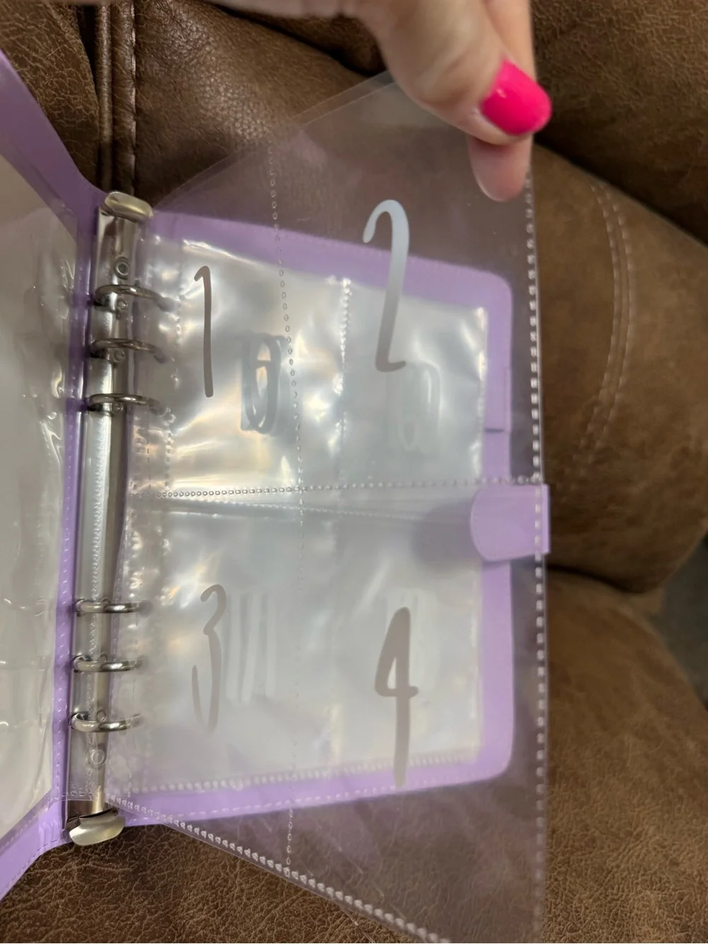 100 Envelope Savings Challenge Binder - Light Pink